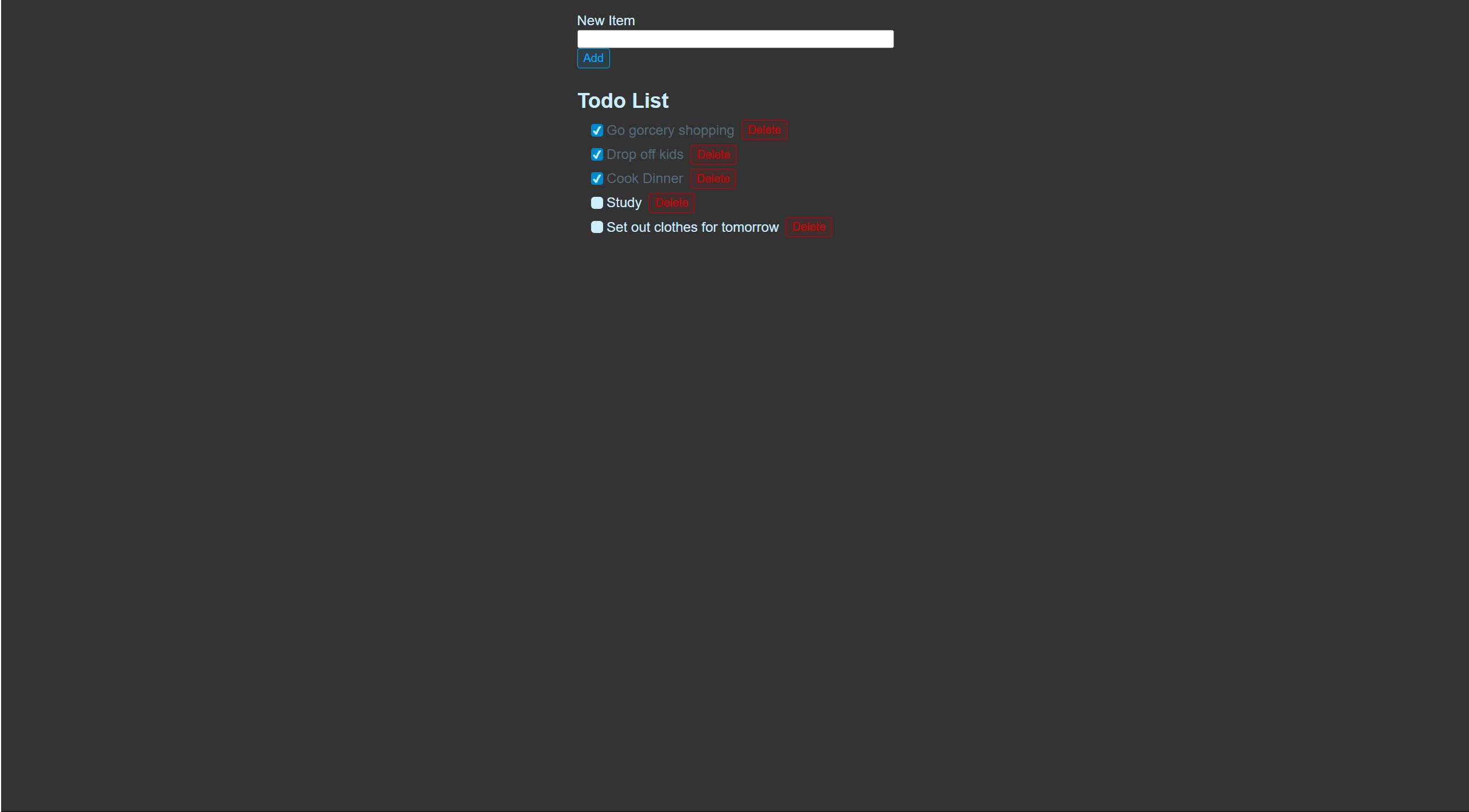 To Do List App Preview